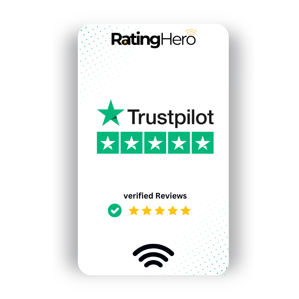 RatingHero Trustpilot-Bewertungskarte