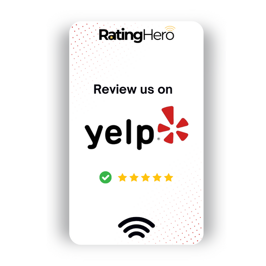 RatingHero Yelp-Bewertungskarte